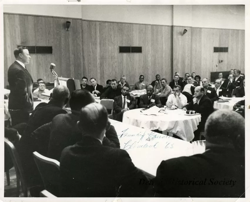 Walter Reuther speaking in 1963