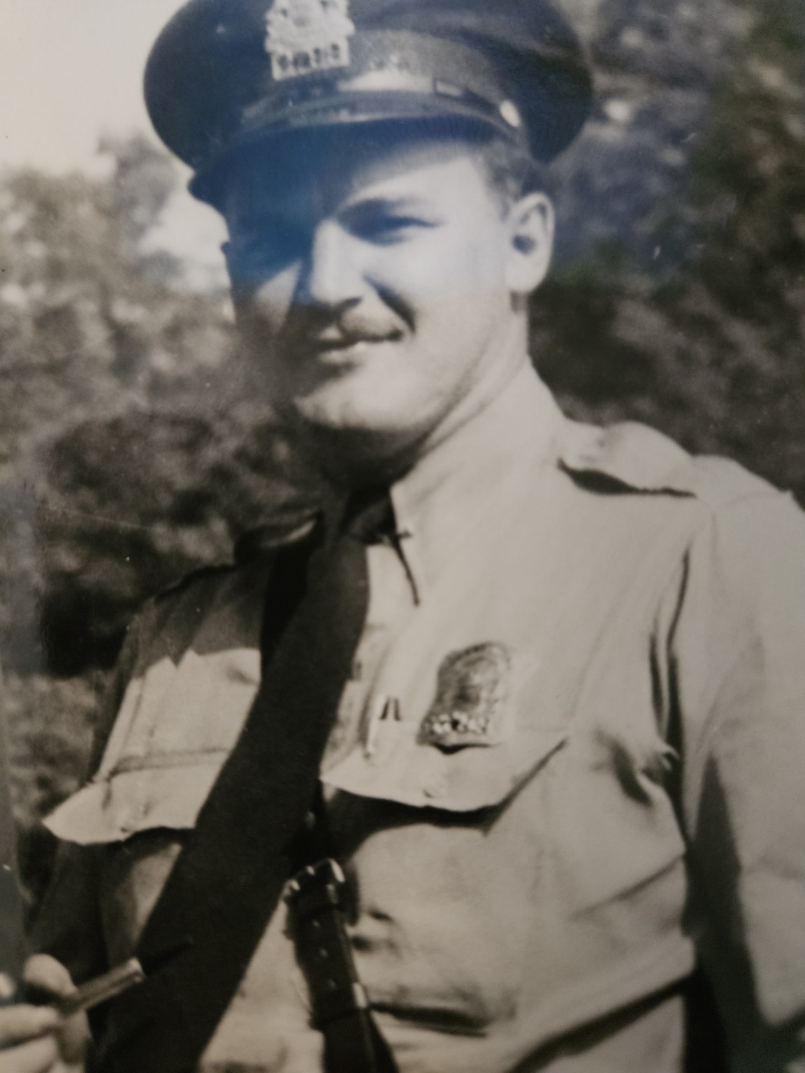 Ralph Palmer in patrol uniform