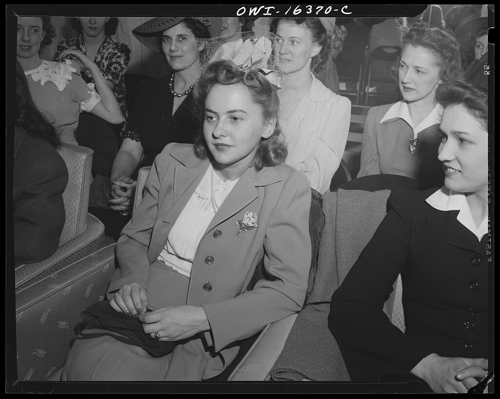Chrysler girl worker at Saks Fifth Avenue store